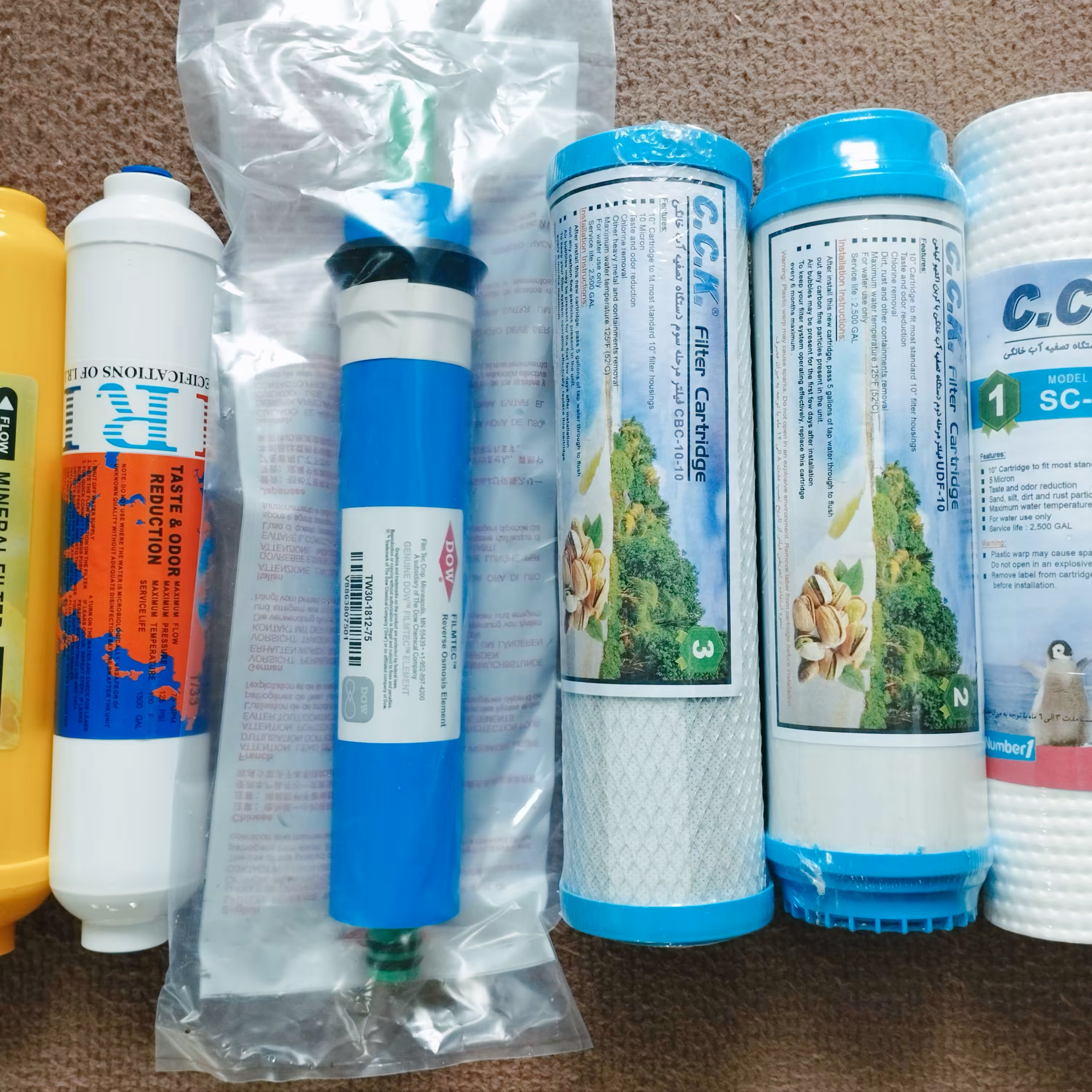 پک فیلتر تصفیه ایرانی درجه دو