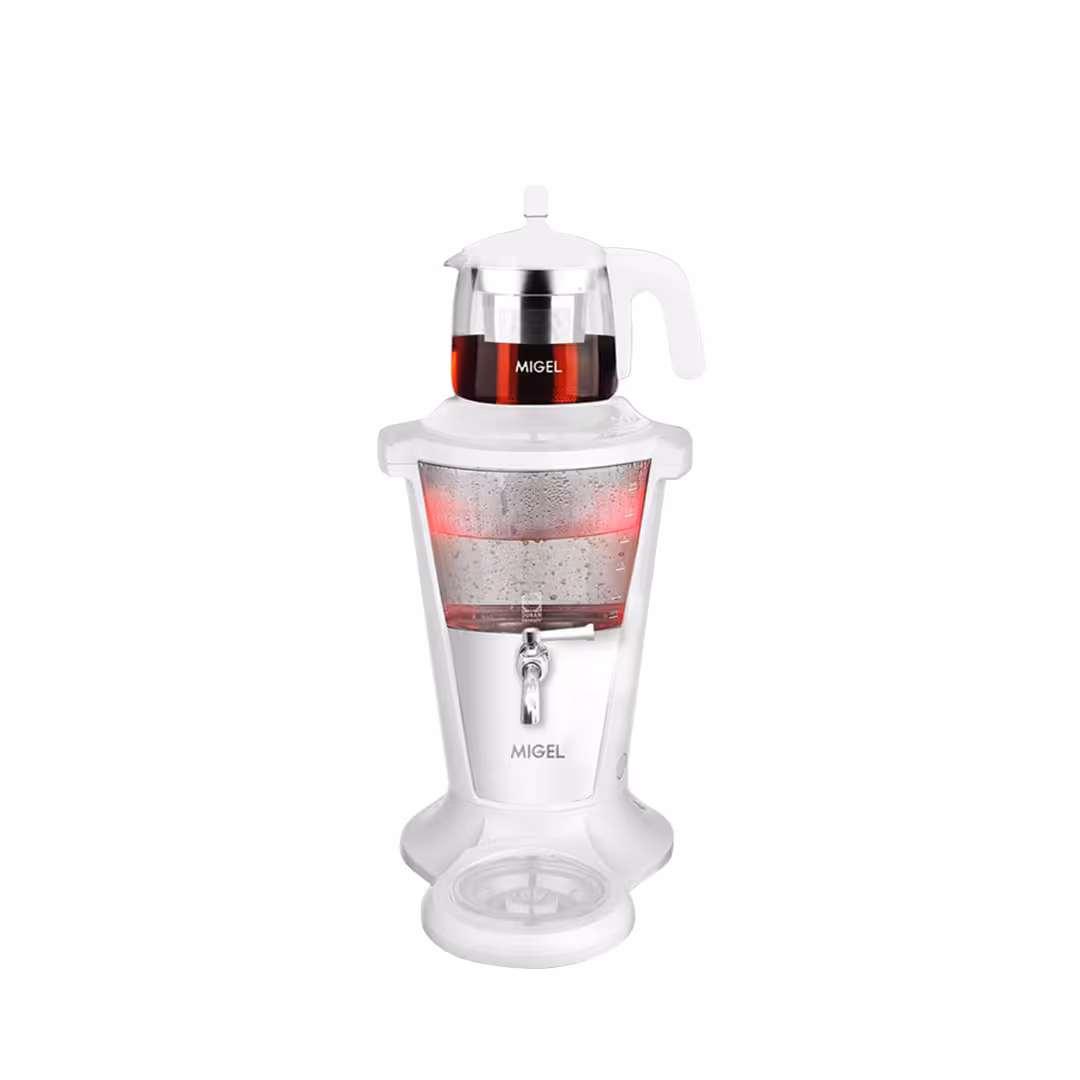 چای‌ساز سماوری سفید مدل GTS301W میگل | خانه سام