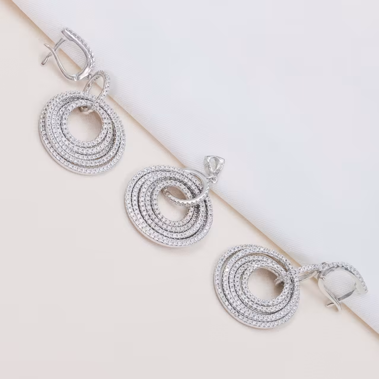 نیم ست  نقره میکرو  کد S-10281-23