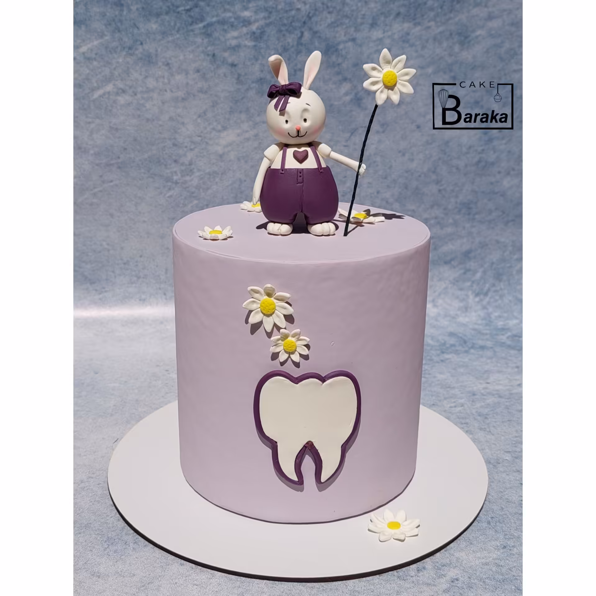 ماکت کیک فوندانت مدل دندونی کودکانه