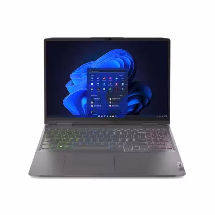 لپ تاپ گیمینگ لنوو LOQ 16IRH8 FHD 15.6 inch 144Hz پردازنده Ryzen 5 7640HS رم 8GB DDR5 حافظه 512GB گرافیک 6GB RTX 3050