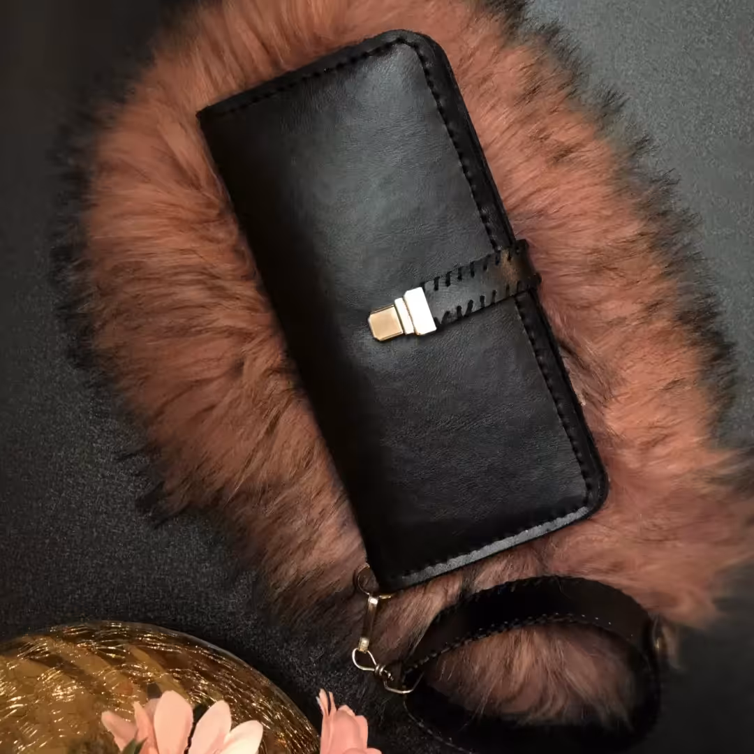 کیف پول  چرم طبیعی مدل نور