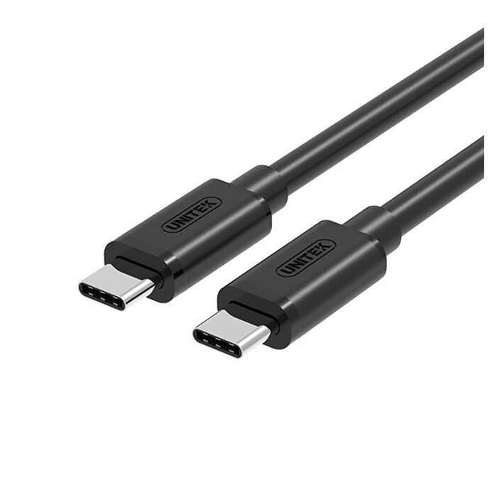 کابل شارژ تایپ سی به تایپ سی یونیتک مدل Y-C477BK طول 1 متر