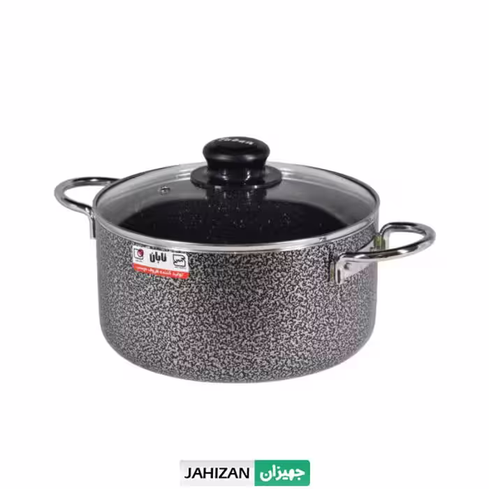 قابلمه تابان مدل چکشی درب پیرکس سایز 22