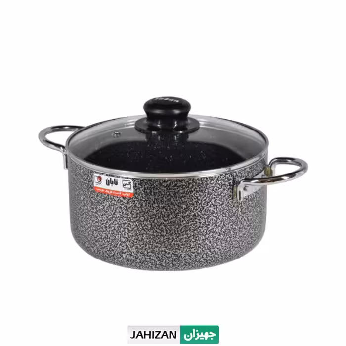 قابلمه تابان مدل چکشی درب پیرکس سایز 22