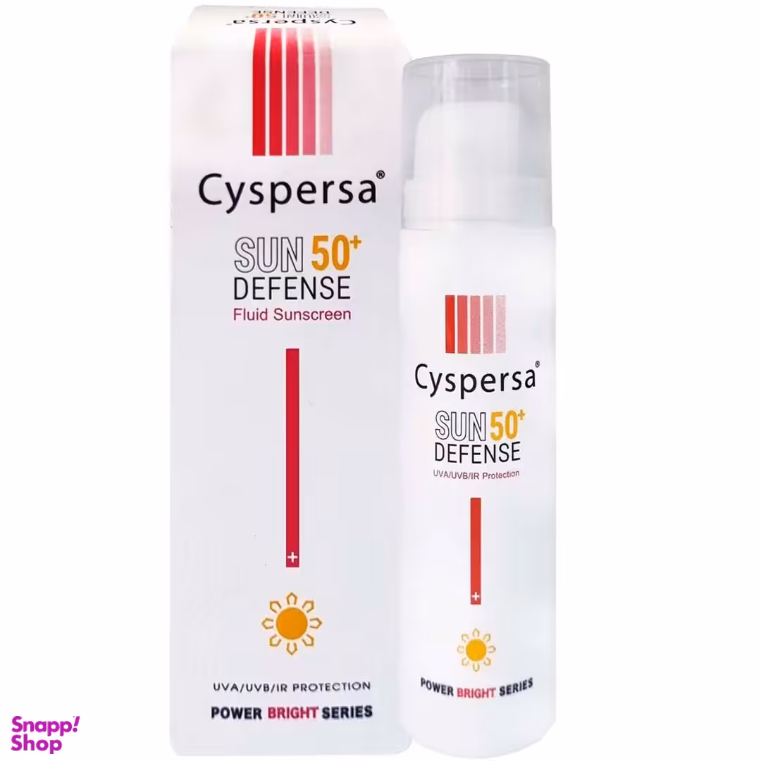 فلوئید ضد آفتاب SPF50 سیسپرسا مدل Power Bright حجم 50 میلی لیتر