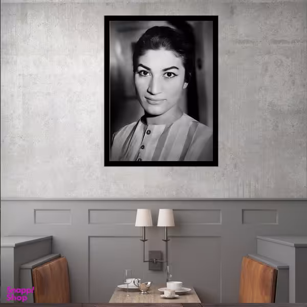 تابلو بکلیت طرح مشاهیر ایران فروغ فرخزاد مدل قاب شاسی B-S9800