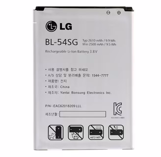 باتری موبایل ال جی مدل BL-54SG با ظرفیت 2610mAh مناسب برای G3 Mini