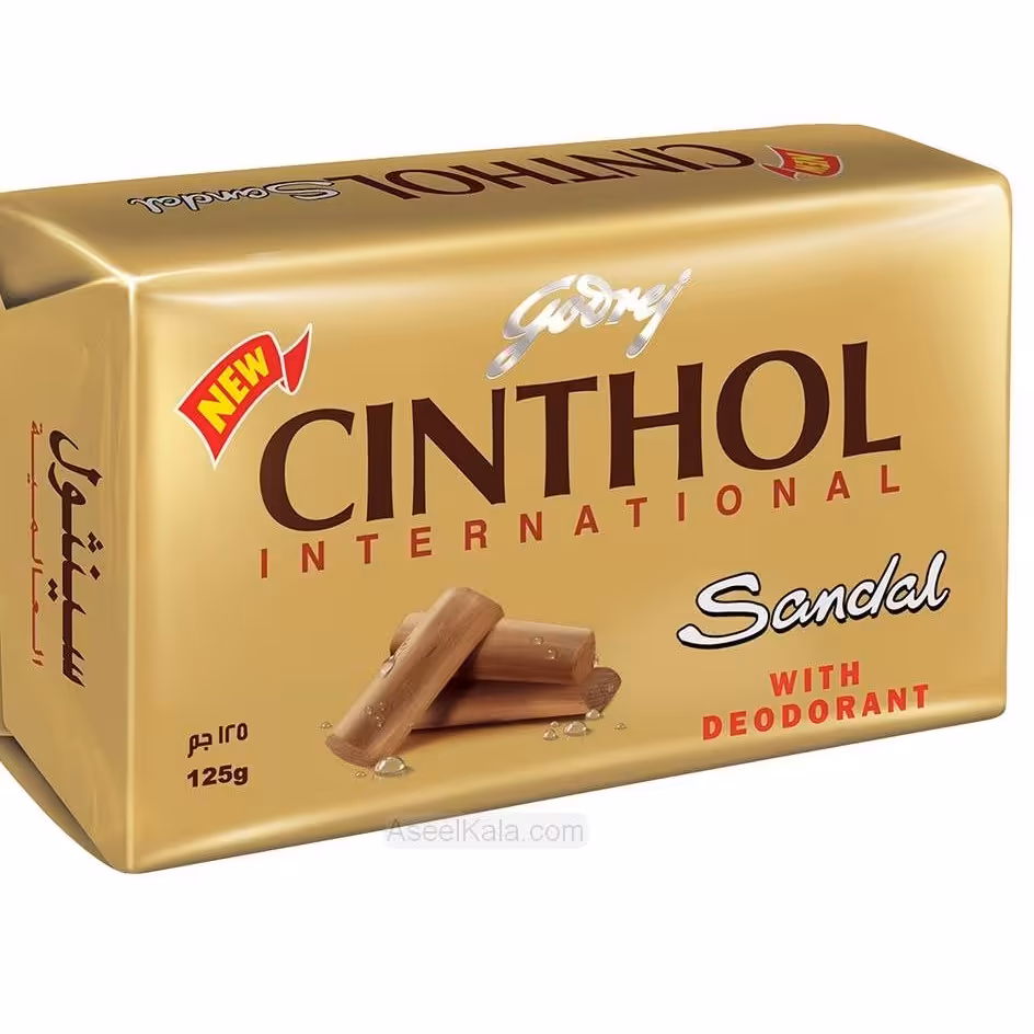صابون  صندل  سینثول  زردچوبه 125 گرم هندی 