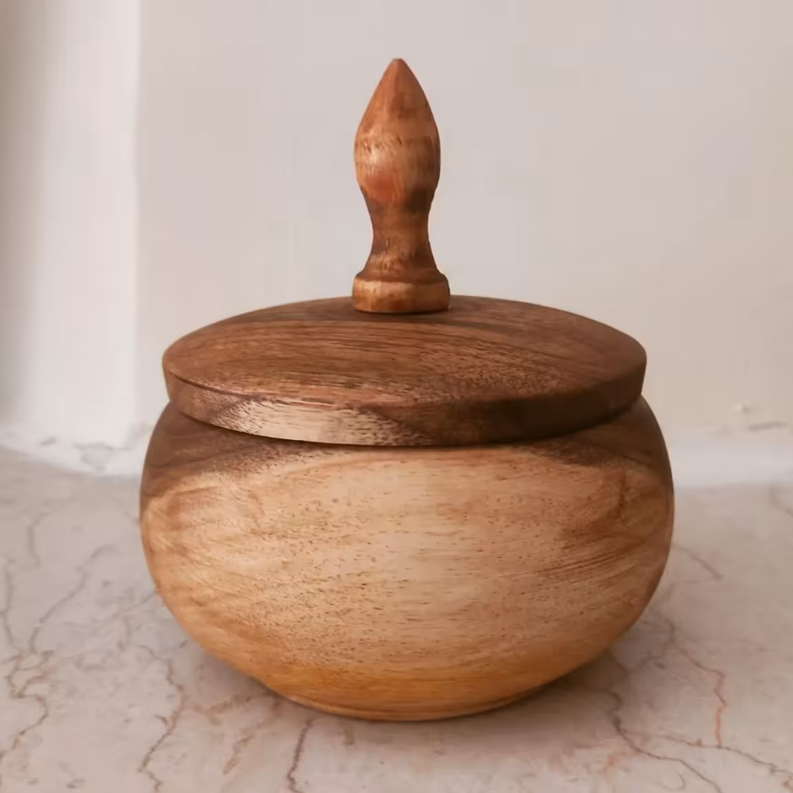 قندان چوبی گردو