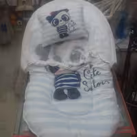 پشه بند نوزاد تشک و بالشت دار خارجی طرح cute sailor