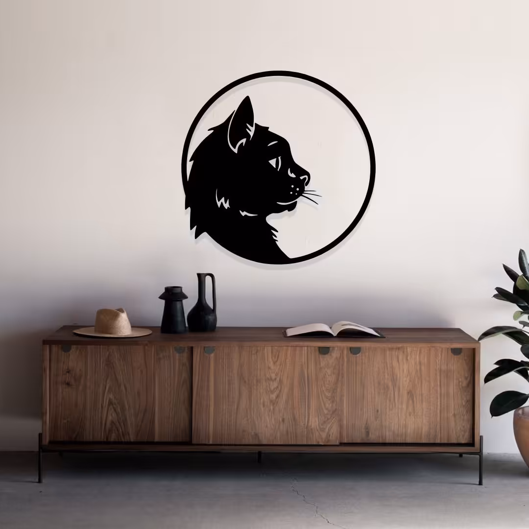 استیکر و پوستر طرح گربه کد 299 سایز 40 در 40 به قیمت 210 هزار تومان