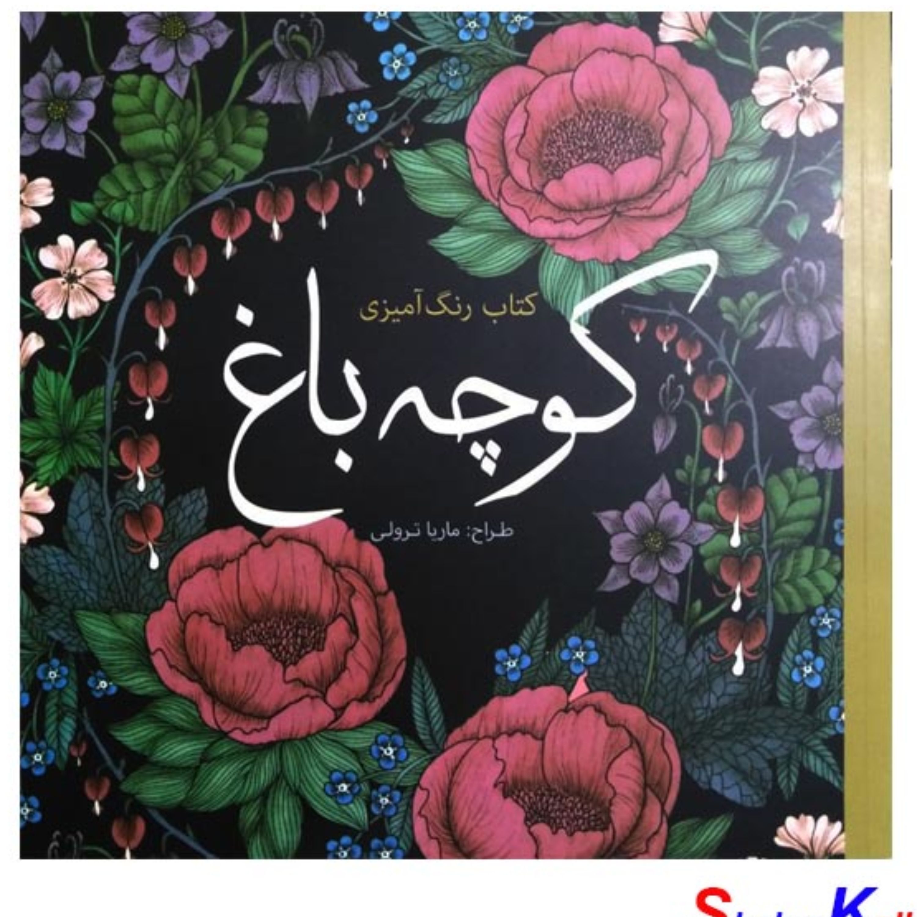 کتاب رنگ آمیزی بزرگسالان کوچه باغ