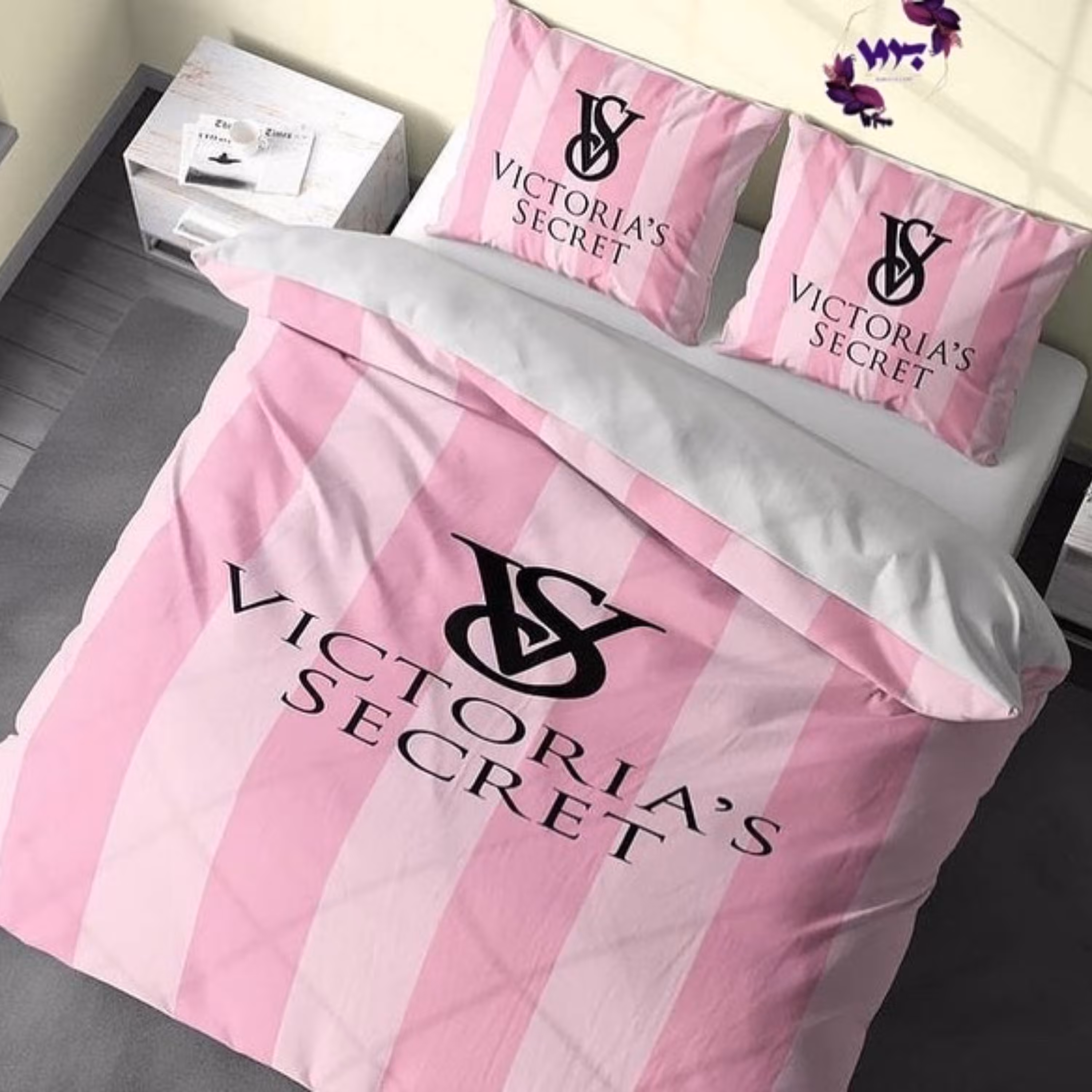 ست روتختی دونفره طرح ویکتوریا سکرت برواگالری با کیفیت و دوخت درجه یک