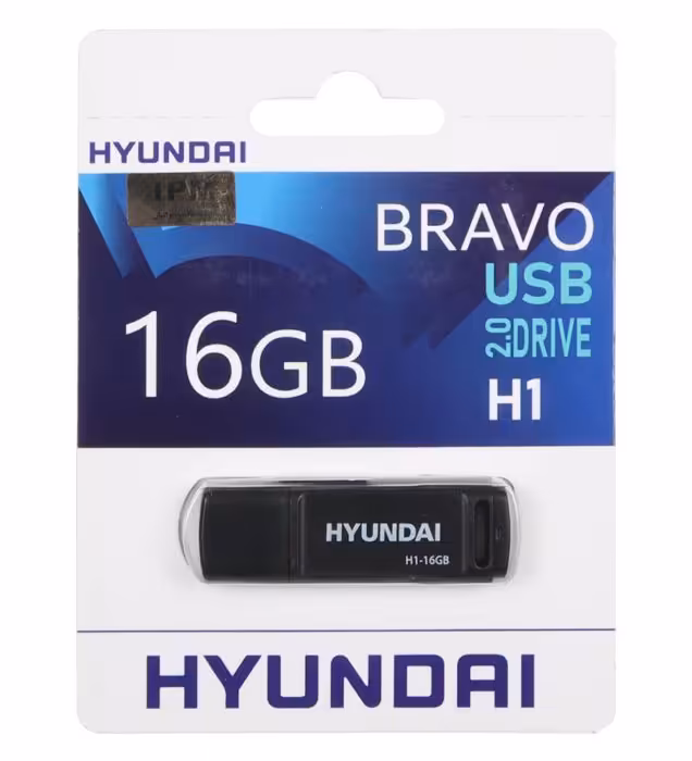 فلش مموری هیوندای مدل Bravo H1 USB 2.0 ظرفیت 16 گیگابایت