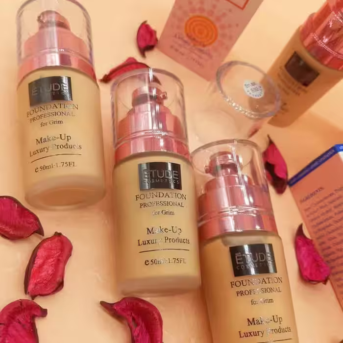 کرمپودر اتود شماره E01 مدل LUXURY PRODUCTS