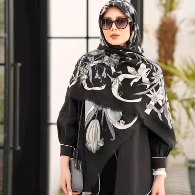 روسری نخی وارداتی جدید