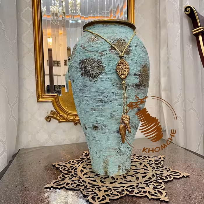 کوزه و گلدان سفالی،برند خمچه،پتینه .