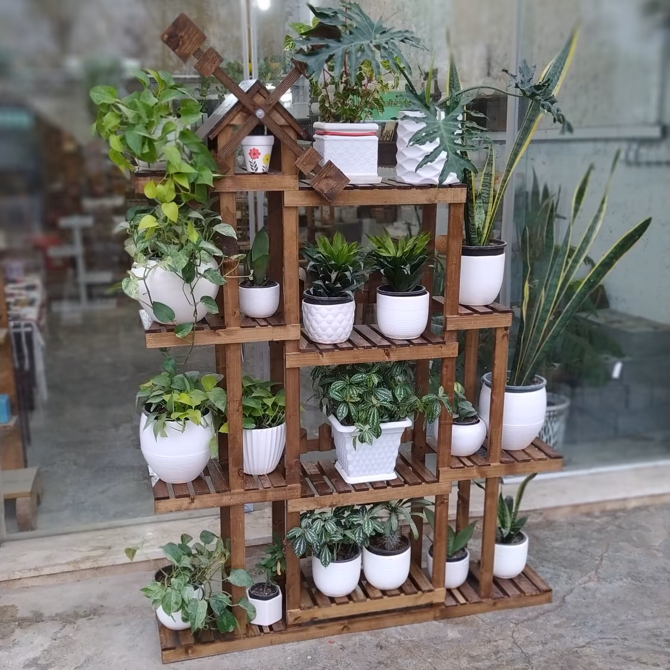 استند چوبی طرح آسیاب ارسال از طریق باربری و پس کرایه