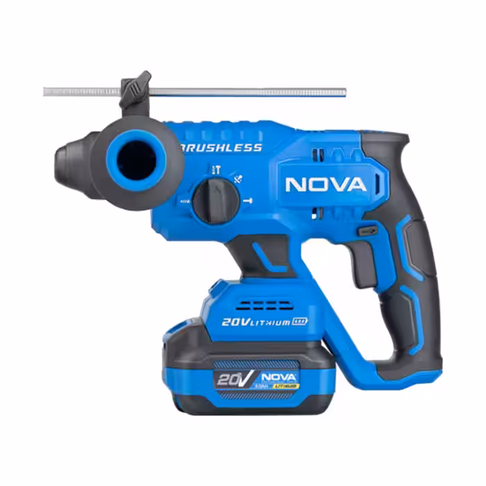 دریل بتن کن شارژی 20 ولت نووا مدل 7733
