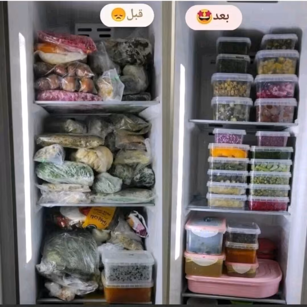 ظروف فریزری و یخچالی 550 سی سی