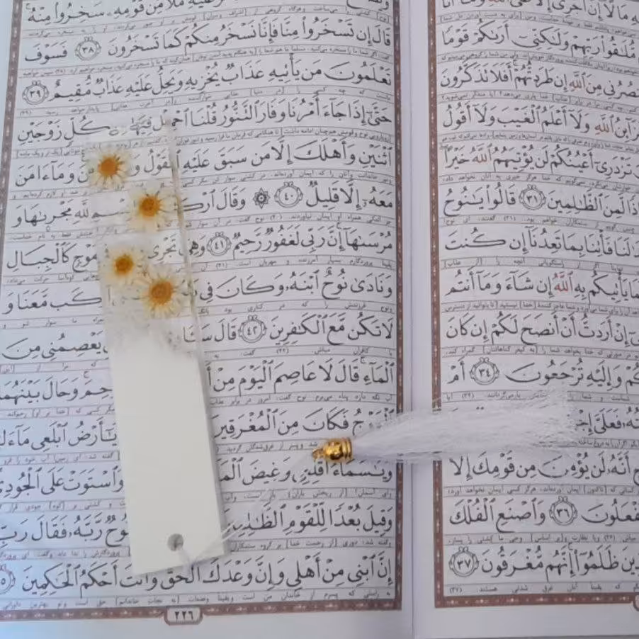 بوک مارک یا نشانگر کتاب جنس رزین نشکن قابل شست وشو 