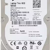 هارد HDD لپ تاپ 500 گیگابایت سی گیت