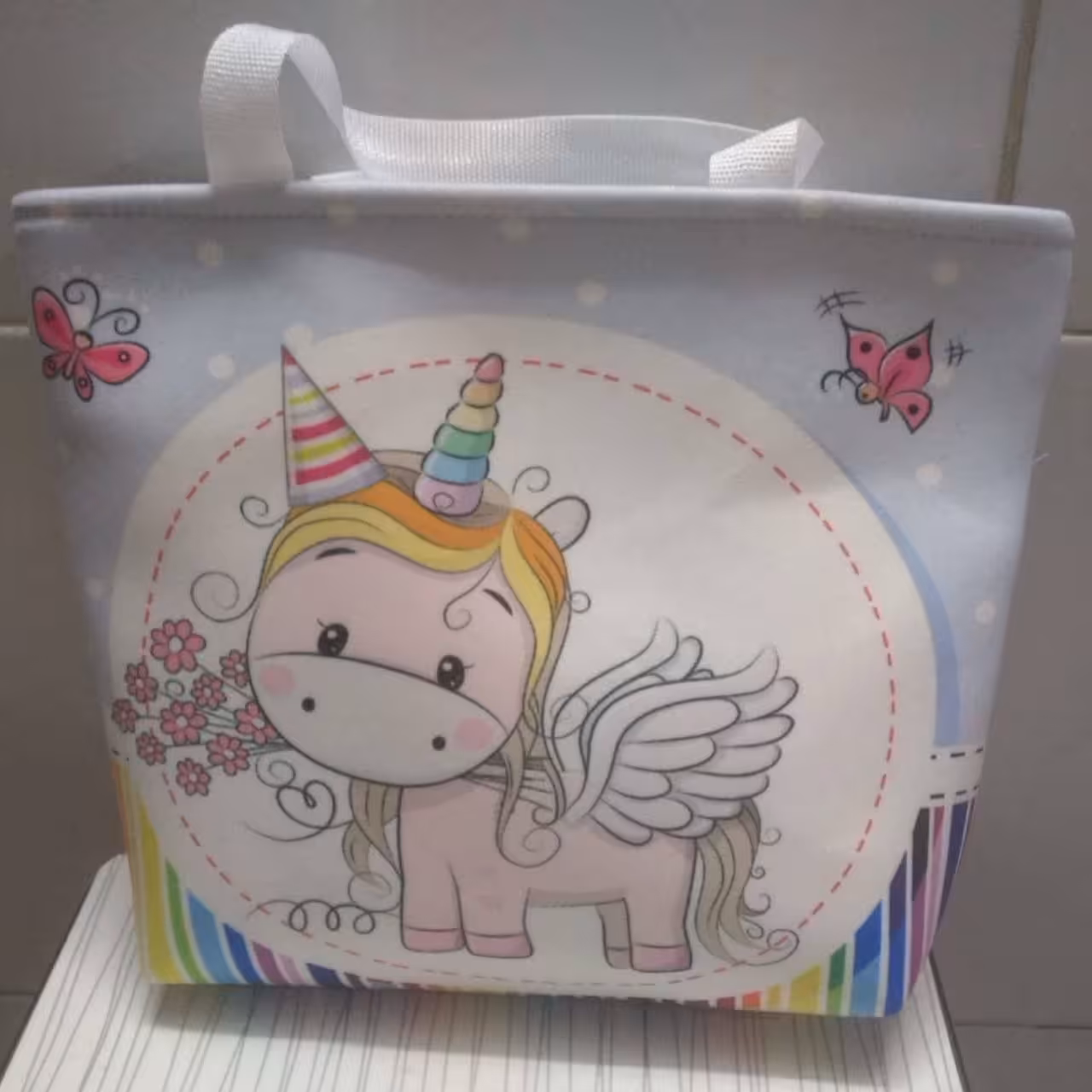 کیف دخترانه  طرح اسب تک شاخ 