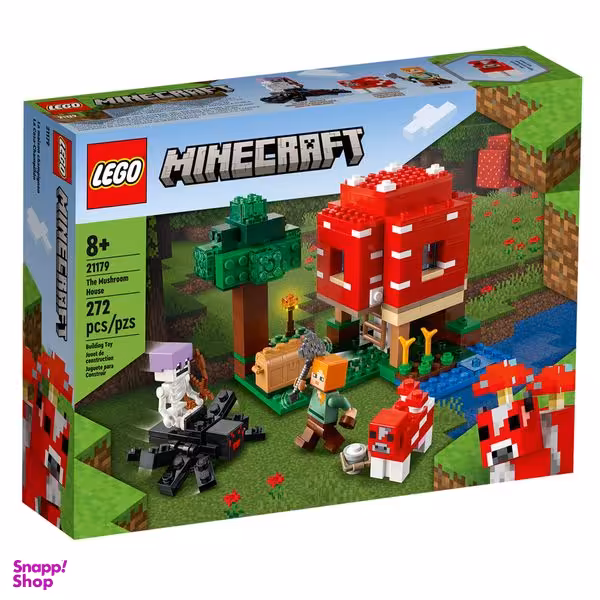 لگو مدل Minecraft The Mushroom House کد 21179
