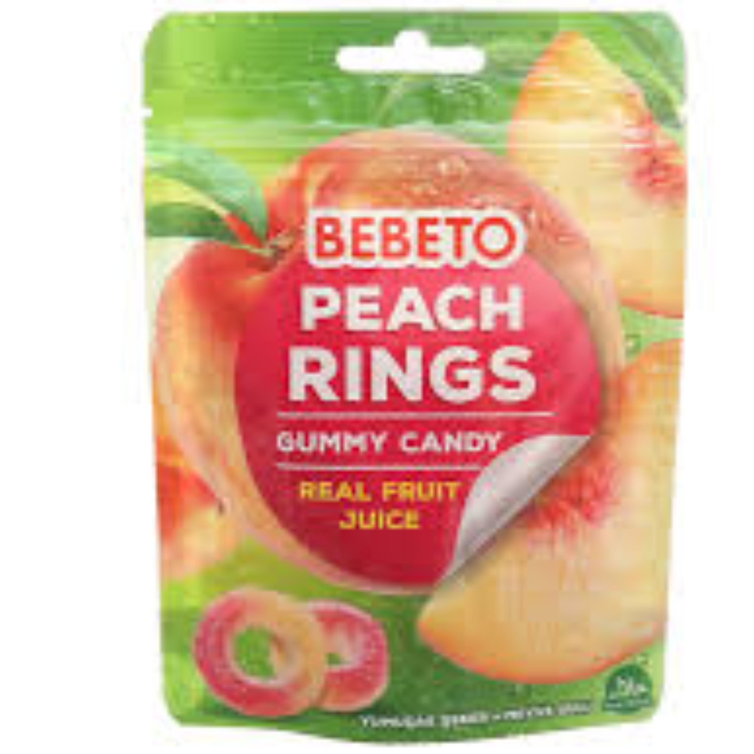 پاستیل ببتو آبمیوه طبیعی هلو bebeto 60 gr