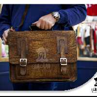 کیف دیپلمات چرم طبیعی دست دوز پر کاربرد
