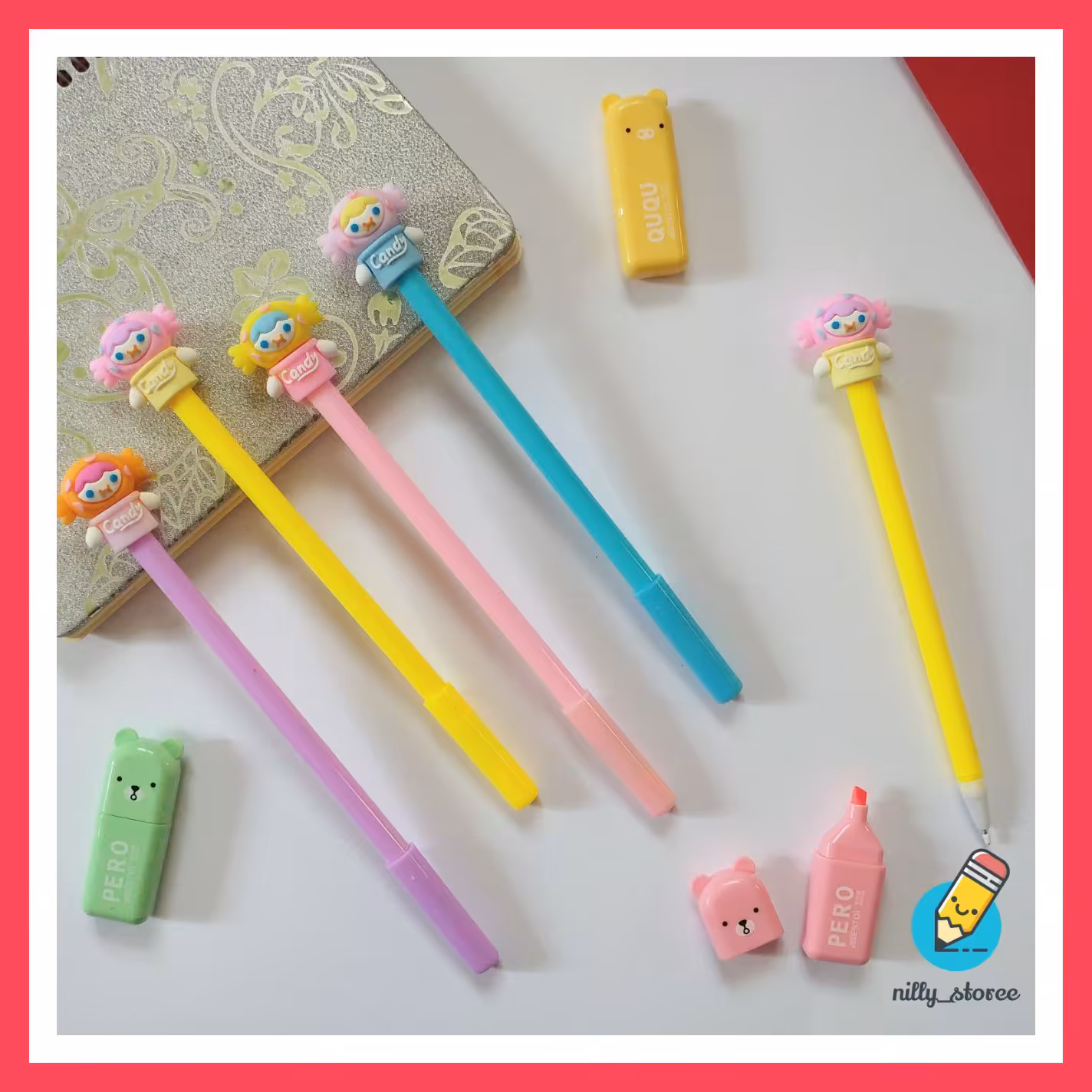 روانویس دختر  شکلاتی 