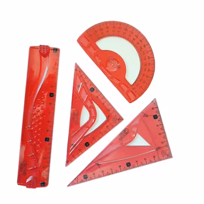 ست 4 تکه نقاله، گونیا، خط کش CBS مدل 904