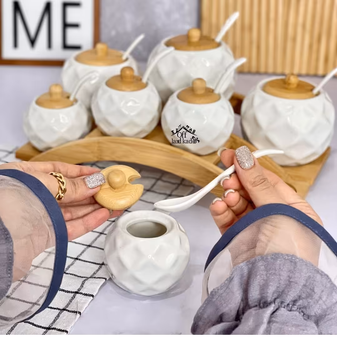 پاسماری سرامیک بامبو درجه یک 7 تیکه