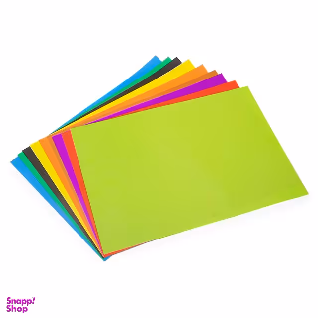 کاغذ کد 2535 چند رنگ سایز A4 بسته 10 عددی