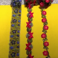 نوارهای گلدوزی شده تایوانی 1 متر ب انتخاب شما 