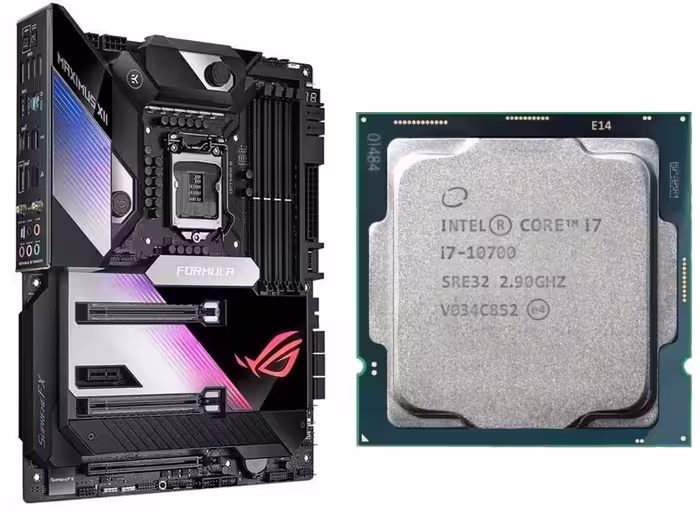مادربرد ایسوس مدل ROG MAXIMUS XII FORMULA همراه با پردازنده آی سون 10700 با فرکانس 2.9 گیگاهرتز
