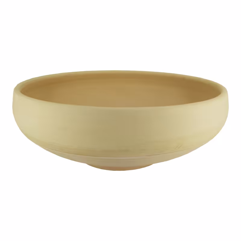 کاسه سفالی خام کد D20 ( پس کرایه )