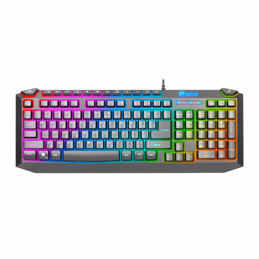 قیمت و خرید کیبورد مخصوص بازی با سیم گرین مدل GREEN GK701-RGB
