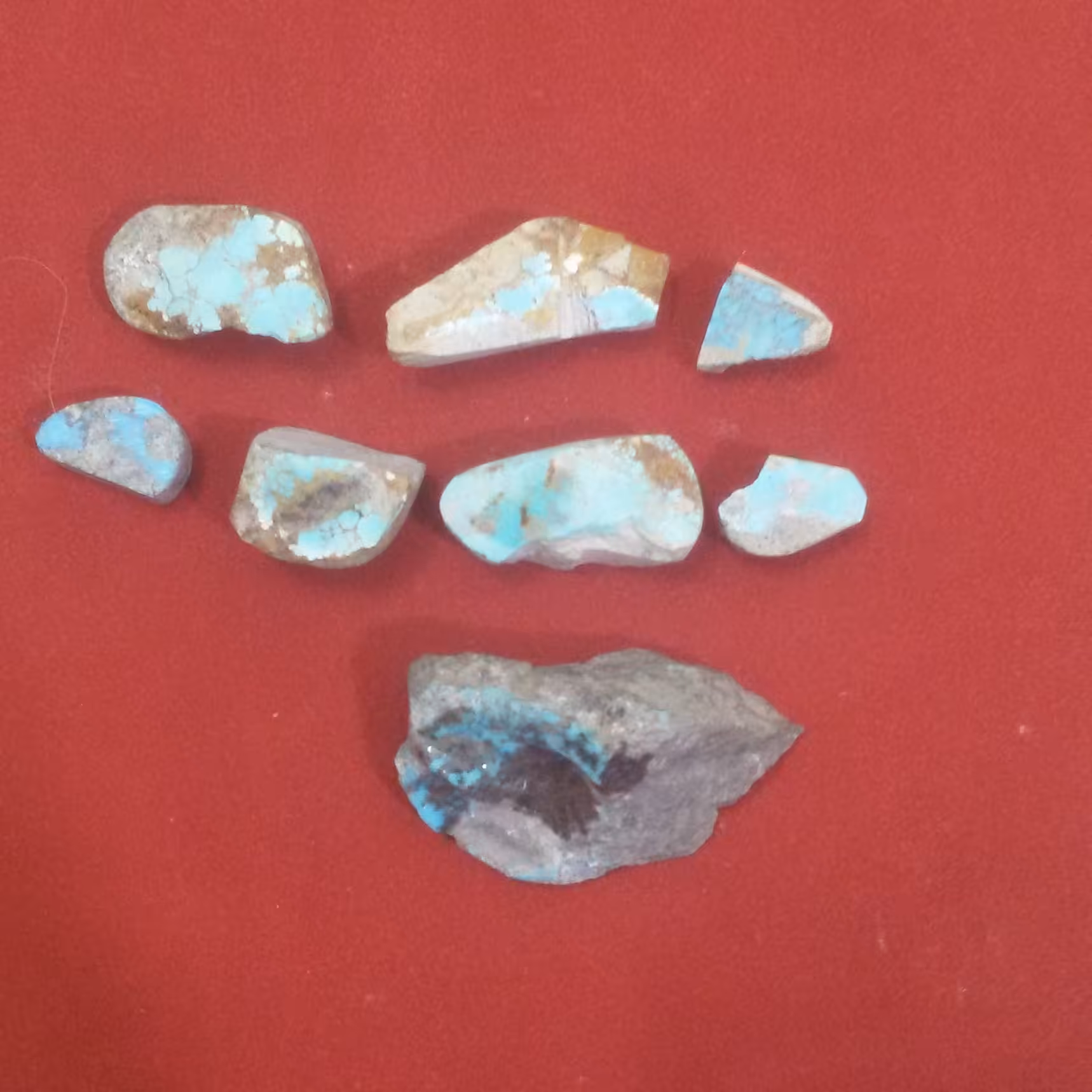 سنگ راف فیروزه نیشابور اصل بدون بهسازی