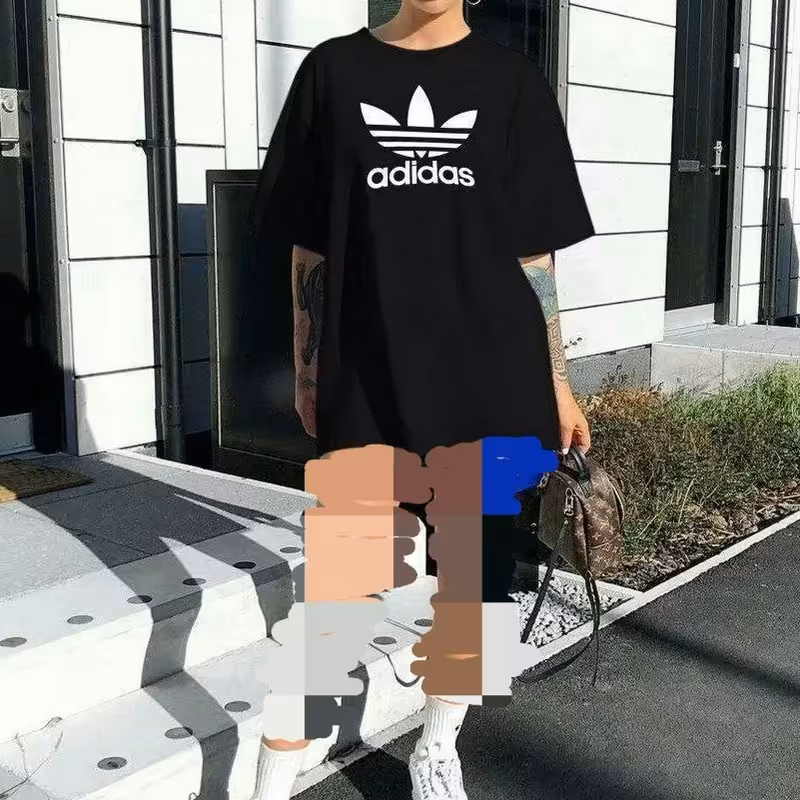 تیشرت لانگ سوپر پنبه آدیداس دو رنگ سفید و مشکی جنس عالی