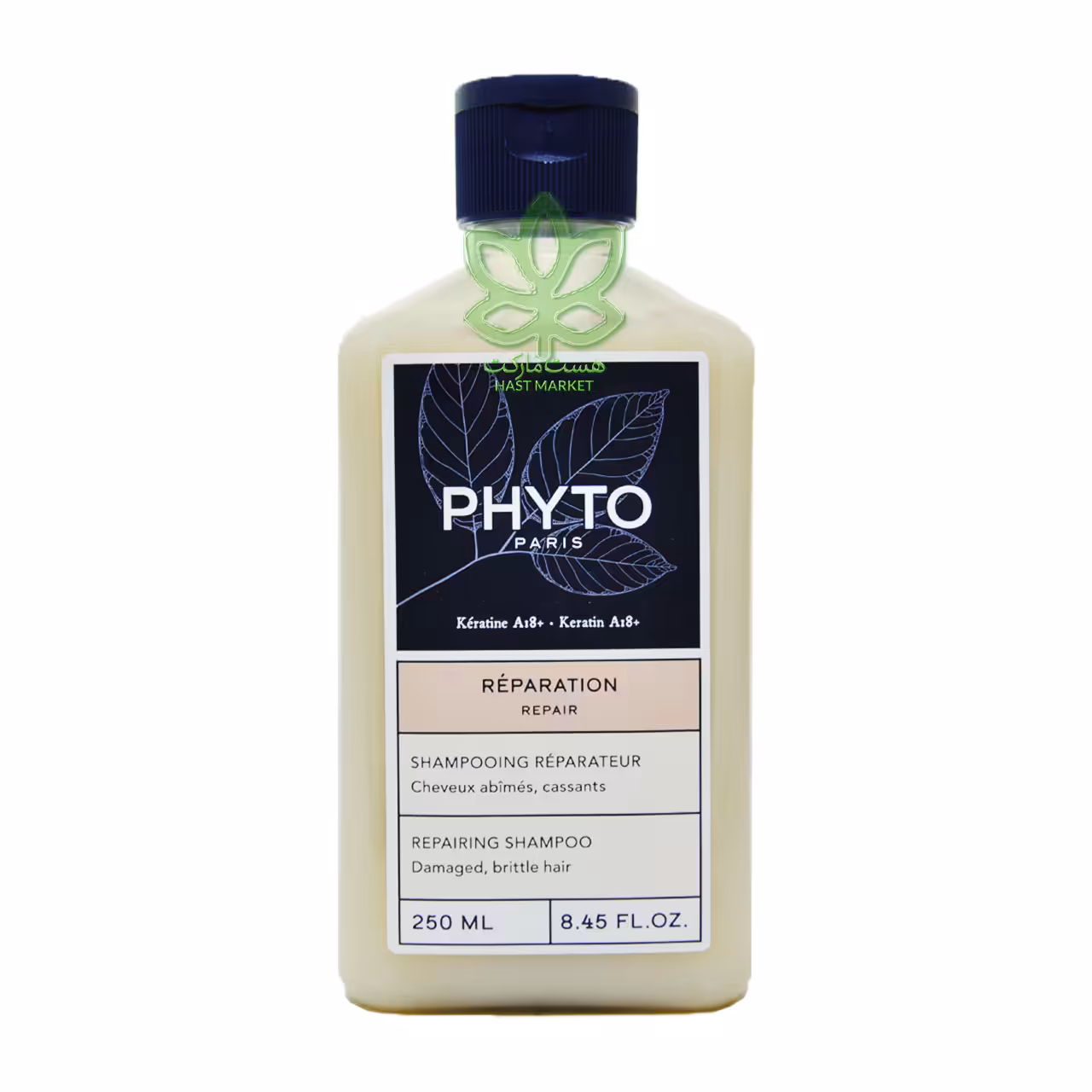 شامپو فیتو کراتینه ترمیم کننده مو های آسیب دیده و شکننده 250 میل - phyto