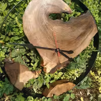 ساعت چوبی روستیک مدل140