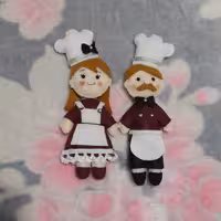 مگنت یخچال سر آشپز(  جفتی)