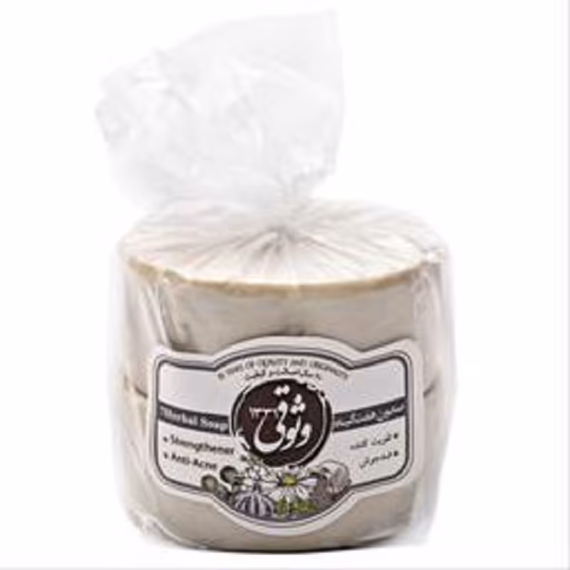 صابون سنتی 7 گیاه ( وثوقی ) 2 قالبی . مناسب پوست و موی چرب . ضد جوش