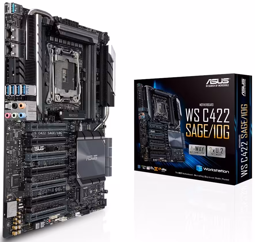 مادربرد ایسوس مدل دبلیو اس سی 422  سیج/10 جی