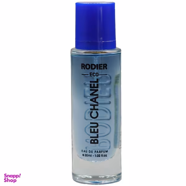 عطر جیبی مردانه رودیر مدل بلو شنل حجم 30 میلیلیتر