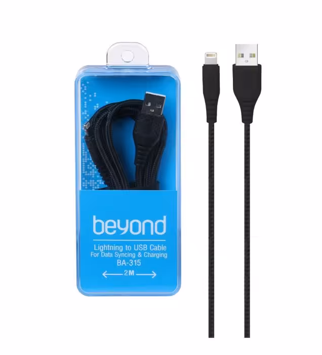 کابل شارژ 2 متری آیفون بیاند مدل BA-315