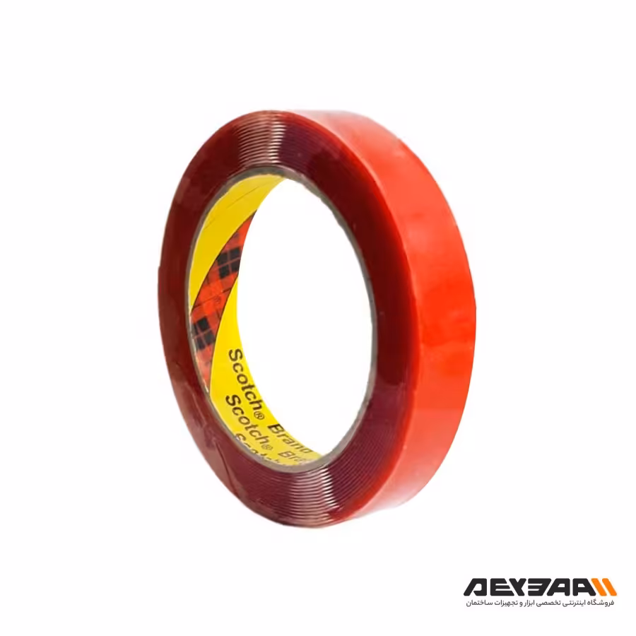 نوار چسب دو طرفه ژله ای 3M مدل Scotch پهنای 3 سانتی متر