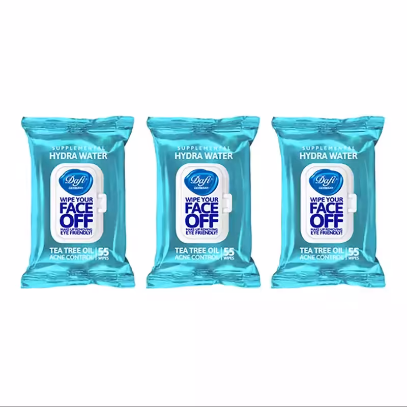 دستمال مرطوب دافی مدل HYDRA WATER مجموعه 3 عددی